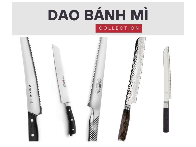 Các loại dao cắt bành mì chính hãng