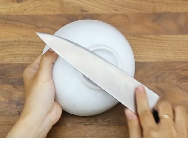 Dùng chén sứ chỉ là phương pháp tạm thời