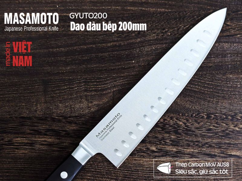 Dao Masamoto Gyuto 200 Hollow
