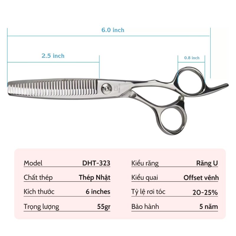 Kéo tỉa tóc DHT-323