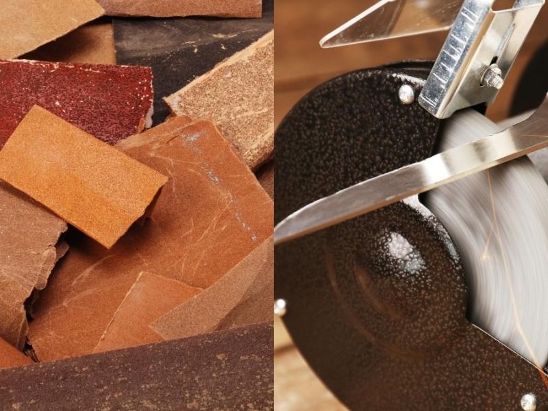 Mài bằng giấy nhám phổ biến tại Việt Nam